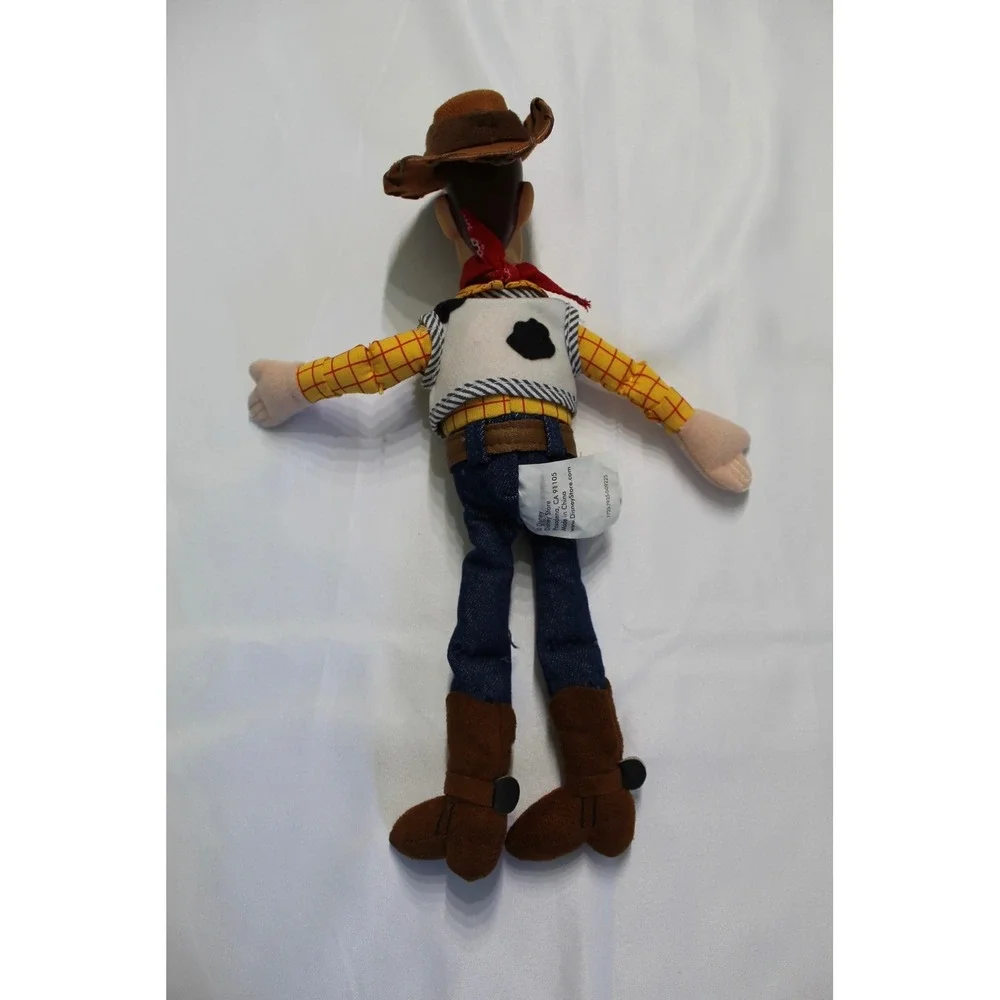 Disney Store Toy Story Woody Plush Cowboy Doll 12 inch Rotocast Head F723-7935-0